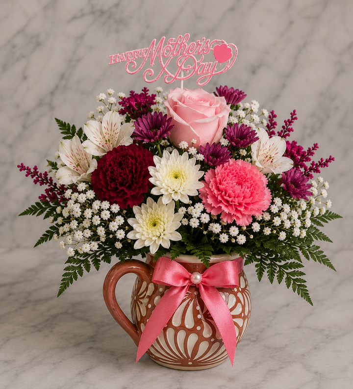 Fancy Flower Mug