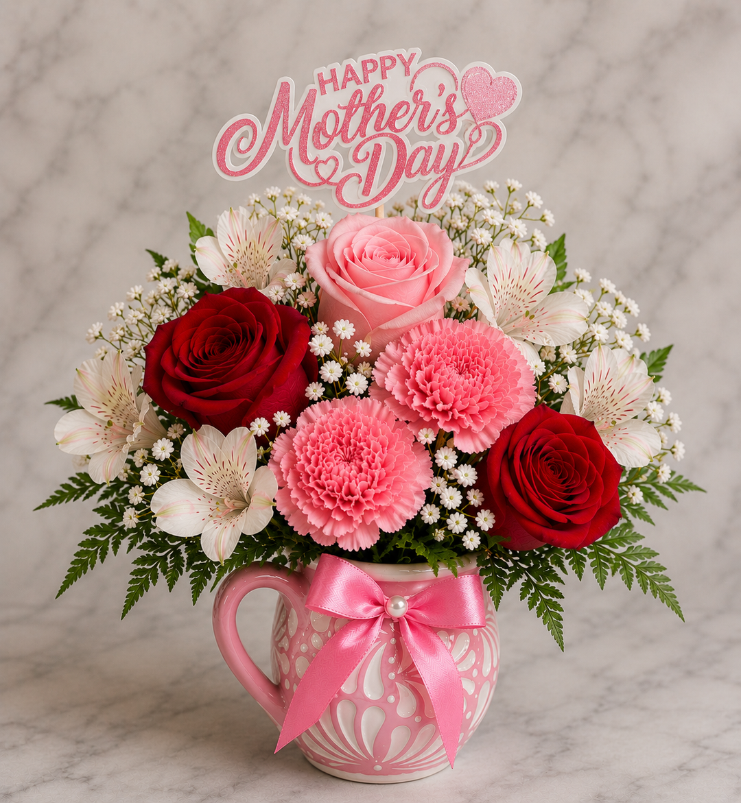 Fancy Flower Mug