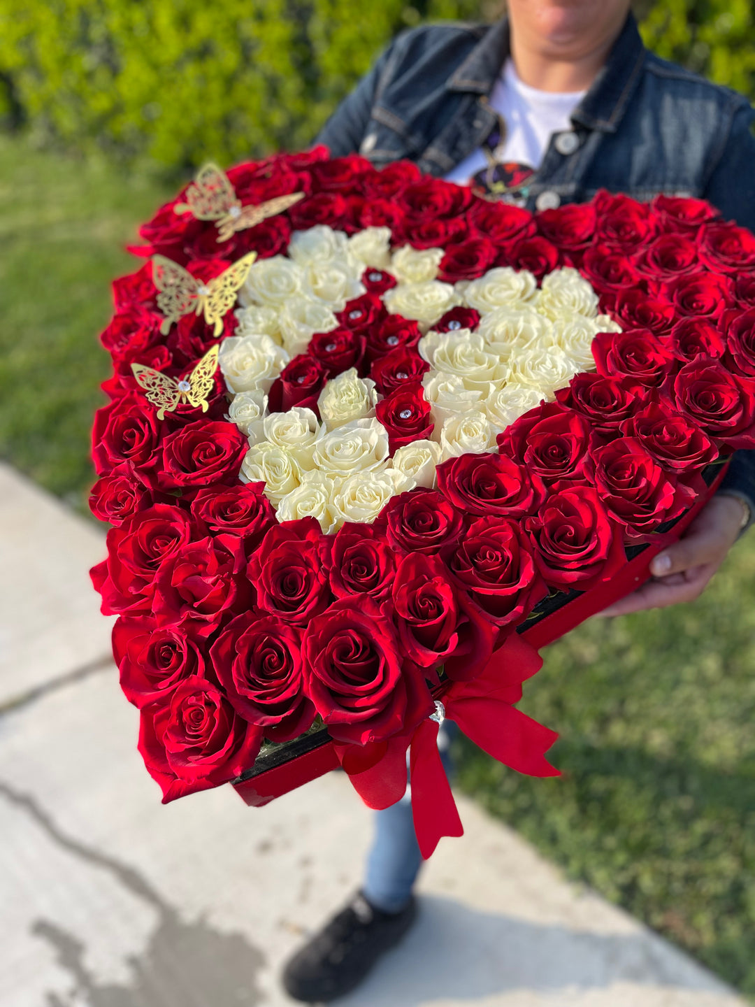 100+Roses in Wood 𝐇𝐞𝐚𝐫𝐭 𝐛𝐨𝐱